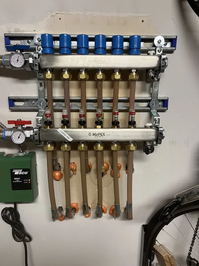 Plumber performing Gas Line Installation at a residential property in Salt Lake City